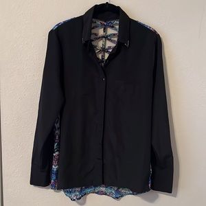 Material Girl Long Sleeve Blouse